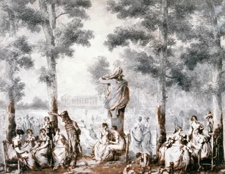 Tuileriernas terrass, 1807