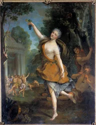 Mademoiselle Prevost i bacchante Representation av dansaren Mademoiselle Prevost (1680-1741) under en balett. Målning av Jean Raoux (1677-1734). 1723. Dim 2,09 x 1,62 m Tours, Musee des Beaux Arts