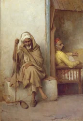 Algeriska män vilar, 1882