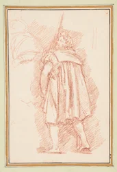 Mansfigur i renässansklänning