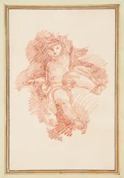 Sittande putto