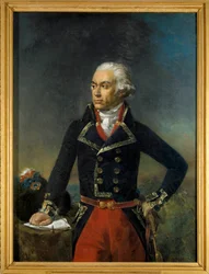 Porträtt av Charles Francois Dumouriez, chef för Northern Armee 1792 (1739-1823) Målning av Jean-Sebastien Rouillard (1789-1852) 1835 Sön. 1,35x1 m.