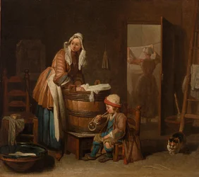 Kvinna som tvättar (The Washerwoman)