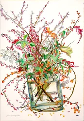 Bittersöt, berberis, ärlighet, ananas salvia