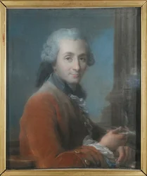 Porträtt av arkitekten Jacques Gondouin de Folleville 1737-1818, ca. 1780.