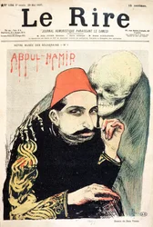 Karikatyr av Abdülhamid II (1842-1918) från ”Le Rire”, 29 maj 1897