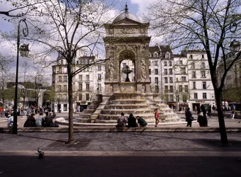 De oskyldigas fontän i Paris.