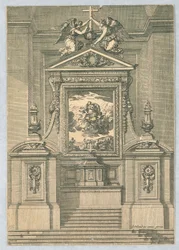 Design för altare, från "Altar och altartavlor"