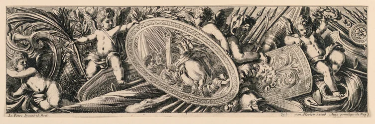 Fris: Trophies of Arms och Putti