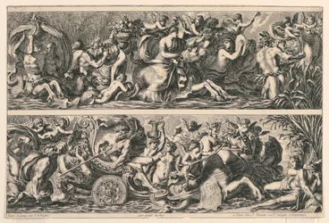 Två friser, från "Fiezes Foliage and Other Ornaments"