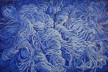 Wool Navy Blue, 2013 (gouache på papper)