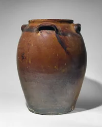 Jar, c. 1850 (alkaliskt glaserat stengods)