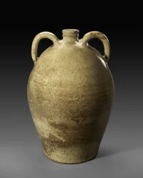 Kanna, c. 1850 (alkaliskt glaserat stengods)