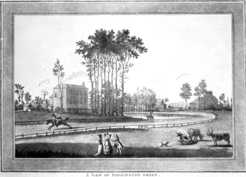 A View of Paddington Green, 1782-3 (akvatint)