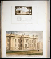 Design för East Elevation, Chatsworth House