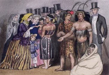 Möte med zuluerna i London, 1853