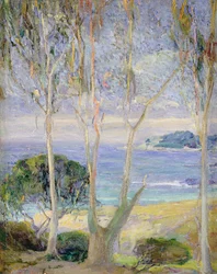 A Clear Day, Kaliforniens kust, ca 1918 (olja på duk)