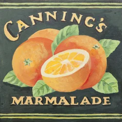Cannings etikett för marmeladburk (akryl)