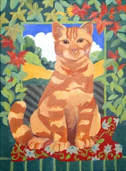 Cat, 2014 (akryl på duk)