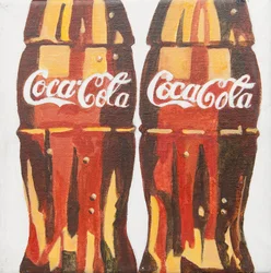 Coca Cola-flaskor (akryl)