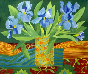 Iris, 2014 (akryl på duk)