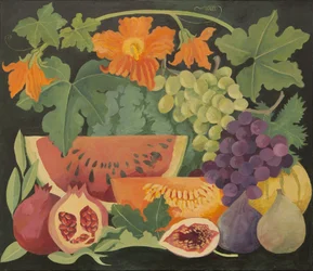 Blandad frukt och melonblommor