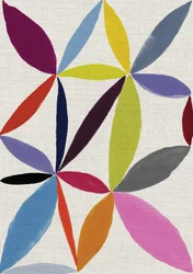 Tryckta kronblad, 2018, blandad media