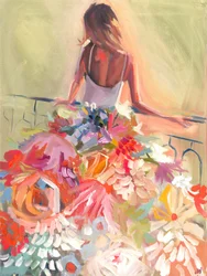 Blommig klänning