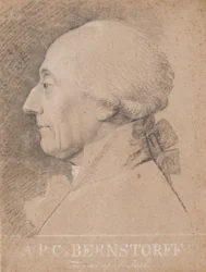 Porträtt av statsmannen A.P. Bernstorff
