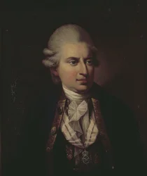 Porträtt av greve Johann Friedrich Struensee 1737-1772.