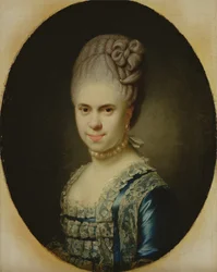 Porträtt av Dorothea Maria Lienau, 1772 (se 149184 för par)