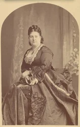 Den brittiska sopranen Euphrosyne Parepa-Rosa 1836-1874, 1870-talet.