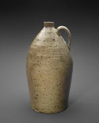 Kanna, c. 1866-1900 (alkaliskt glaserat stengods)