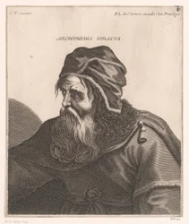 Porträtt av Archimedes Arkimedes Syrakusa. (titel på objekt) Byster av filosofer och kungar (serietitel)