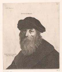 Porträtt av Pythagoras. (titel på föremålet) Byster av filosofer och kungar (serietitel)
