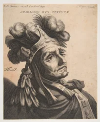 Atabalipa, kung av Peru, ca. 1634-37.