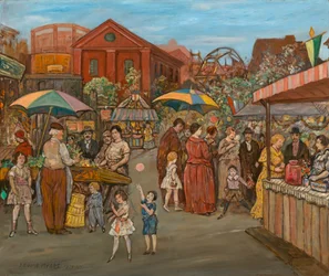 Italienare i Jefferson Park, 1934.