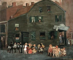 Det gamla huset, ca 1910 (olja på duk)