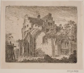 Ruin av en klosterbyggnad