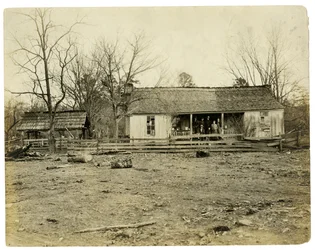 Ett hem i Arkansas 40 miles från en järnväg