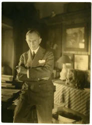 John McCutcheon, serietecknare i Chicago, ca 1905-40 (foto av gelatinsilver)