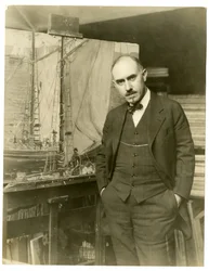 Jonas Lie, konstnär, 1905