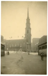Park St Ch, Boston, USA, ca 1902-10 (foto av gelatinsilver)
