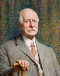 Porträtt av Jethro Anstice Cossins, 1912.