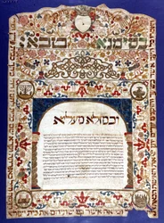 Judiskt äktenskapskontrakt, ""Ketubah""