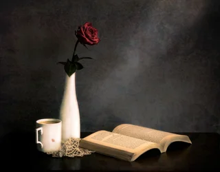 Rose Coffee Book – Stilleben