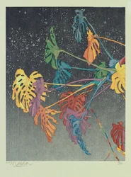 Diptyk A, 2011 (träsnitt)