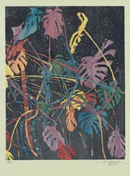 Diptyk B, 2011 (träsnitt)