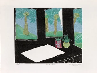 Ny början, 2021 (träsnitt)