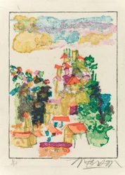 Petit Tourrette, 2009 (träsnitt)